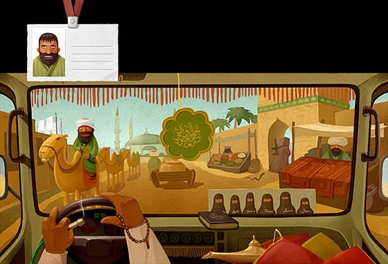 trecool-andrey-gordeev-01 Around the world for twelve months :: ilustraciones de Andrey Gordeev