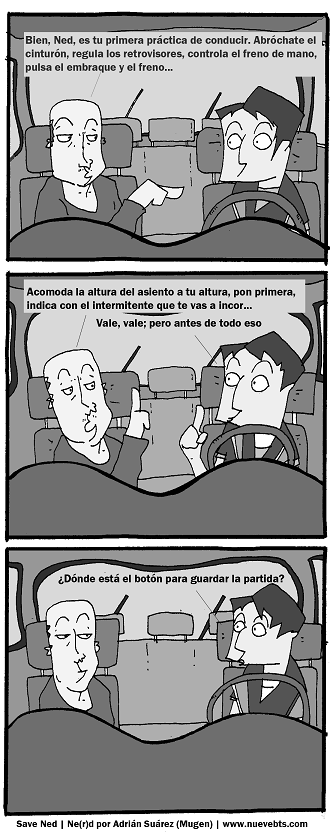 nerdcoche Ned al volante