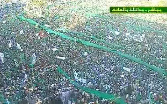 Manifestación en Libia silenciada