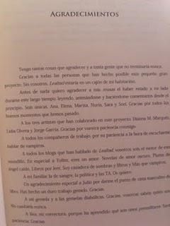 Mi aparicion en el libro La Protegida (Saga Lealtad) Mi aparicion en el libro La Protegida (Saga Lealtad)