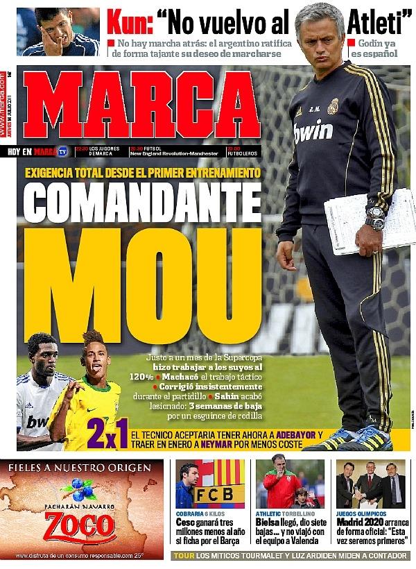 Diario Deportivo Marca 14 julio.2011