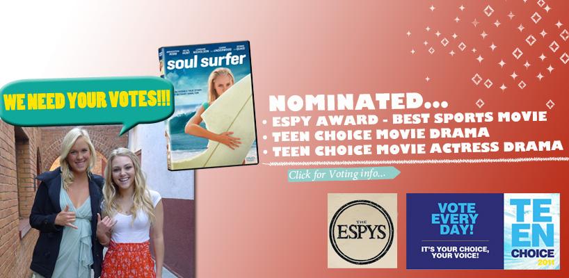 UNA GALA CON MUCHO CORAZÓN & GLAMOUR: THE 2011 ESPY AWARDS Soul Surfer VOTE