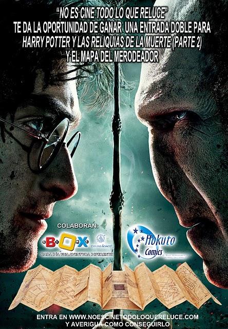 Ganador del mapa del merodeador y una entrada doble para 'Harry Potter y las reliquias de la Muerte. Parte 2' Ganador del mapa del merodeador y una entrada doble para 'Harry Potter y las reliquias de la Muerte. Parte 2'