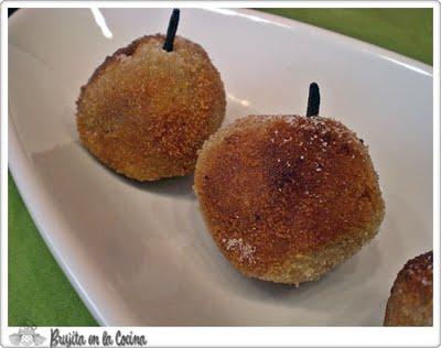 Croquetas de manzana Croquetas de manzana
