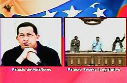 Asamblea Nacional aprobó por unanimidad viaje del presidente Chávez a Cuba