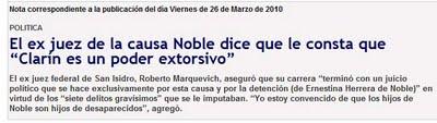 Cómo la prensa estatal perdió el tiempo con la causa Herrera Noble