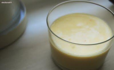 El Recetario: Crema fría de chocolate blanco y naranja