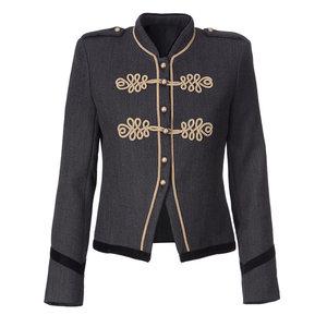 Sandro Officier Jacket With Brandenburgs Profile Photo