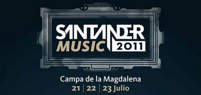 Horarios Santander Music Festival 2011