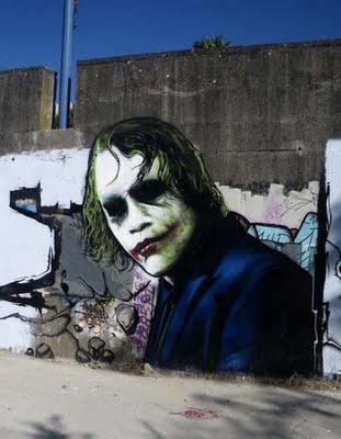 El Joker en el arte urbano