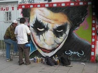 El Joker en el arte urbano