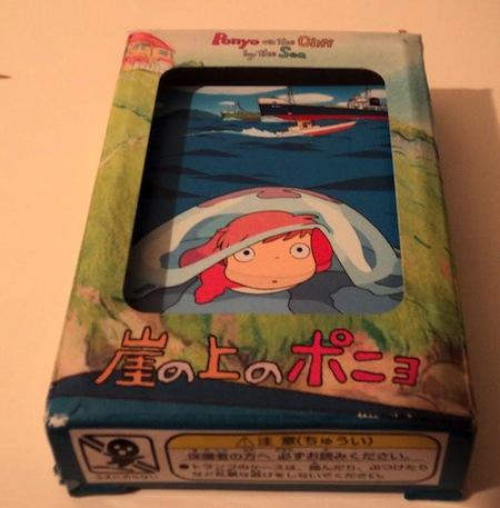 Baraja de cartas de Ponyo en el acantilado