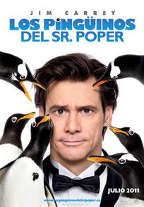 Jim Carrey se rodea de pingüinos en su última película !