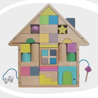 casita Casa de construcción Tsukimi para niños