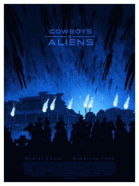 Cartel de Cowboys & Aliens