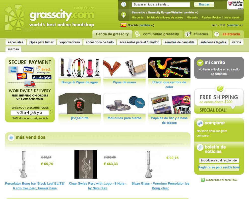 Grasscity Top 10 e-commerce en Magento – Julio