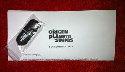 Recibimos una memoria USB con interesante contenido de 'El Origen del Planeta de los Simios' Recibimos una memoria USB con interesante contenido de 'El Origen del Planeta de los Simios'