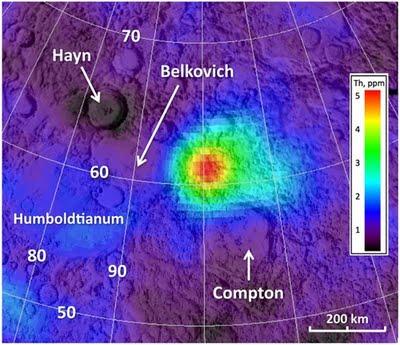 Vulcanismo en el lado oscuro de la Luna