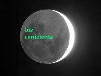 La Luna: Como verla por telescopio luna luz cenicienta