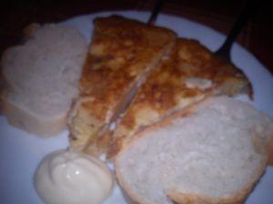 tortilla de patatas, granada Bar Niza y el repaso emocional