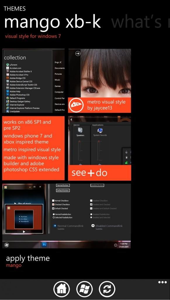 theme-windows-phone7-1 Descargar Tema inspirado en el Windows Phone 7 “Mango” para Windows 7
