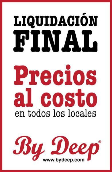 Más liquidaciones!!!! Blaqué, Luz Príncipe, Kosiuko, By Deep Más liquidaciones!!!! Blaqué, Luz Príncipe, Kosiuko, By Deep