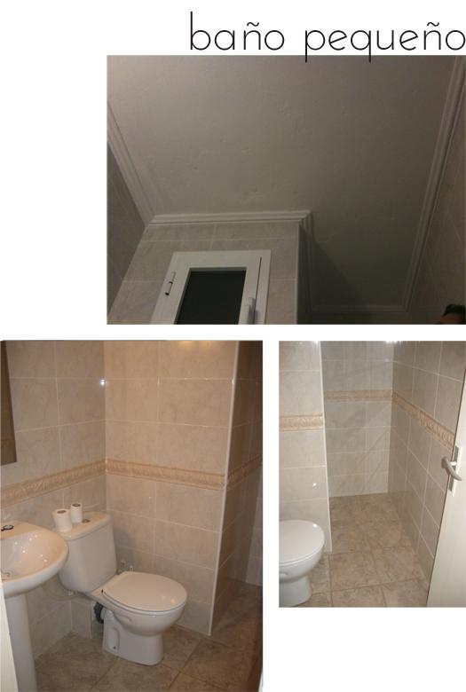 proyectos três: el ANTES de un apartamento en la playa baño pequeño antes