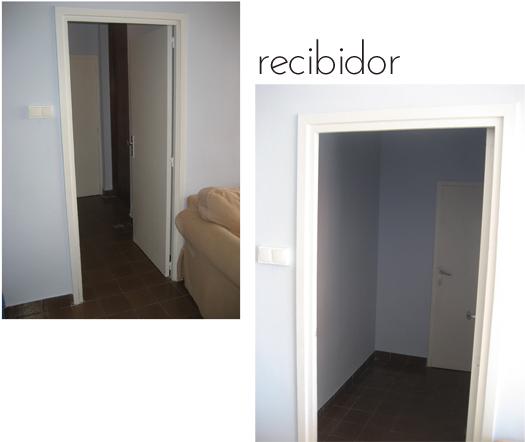 proyectos três: el ANTES de un apartamento en la playa recibidor antes
