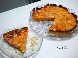 Tarta de Melocotones con Almendra (sin azúcar) Tarta de Melocotones con Almendra (sin azúcar)