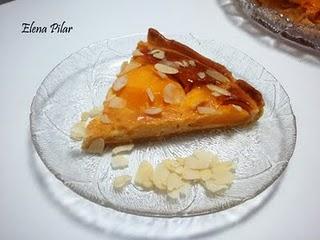Tarta de Melocotones con Almendra (sin azúcar) Tarta de Melocotones con Almendra (sin azúcar)