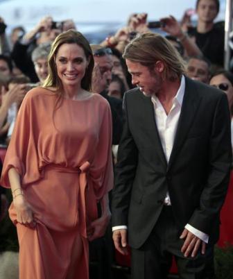Angelina Jolie y Brad Pitt  en Sarajevo