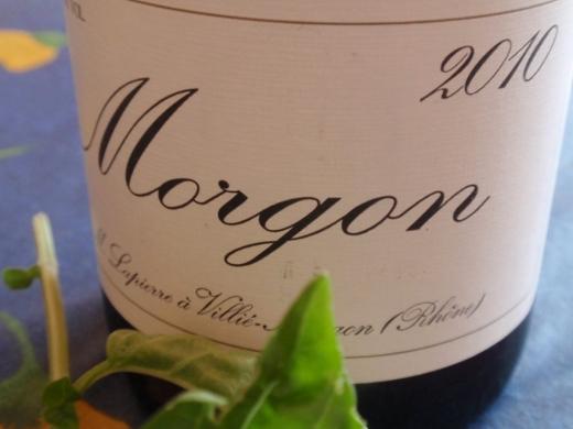 Lapierre Morgon 2010 (sin sulfitos) Lapierre Morgon 2010