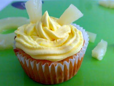 Cupcakes de piña