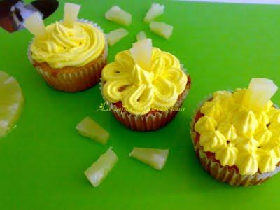 Cupcakes de piña