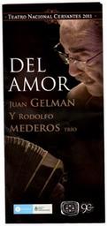 Del amor… de Gelman, Mederos, Banegas