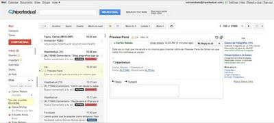 Gmail incorpora una nueva vista para visualizar mejor las conversaciones Gmail incorpora una nueva vista para visualizar mejor las conversaciones
