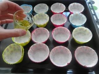 Muffins de frutos rojos y gotas de chocolate blanco Valor