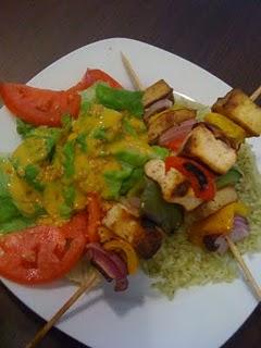 Brochetas de verduras