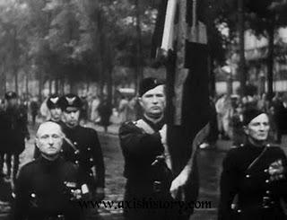 La Legión Valona (Wallonie) de Leon Degrelle parte para Alemania – 08/08/1941.