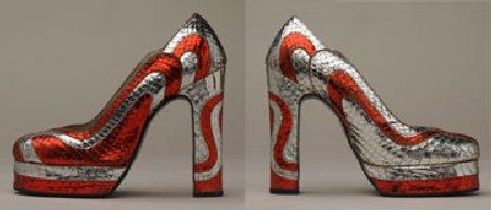 Zapato con plataforma de Terry de Havilland