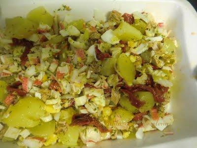 Ensalada de patata con aroma de hierbabuena Ensalada de patata con aroma de hierbabuena