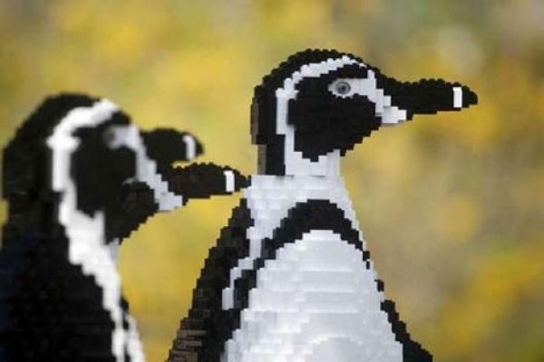 Un zoo con animales de Lego Un zoo con animales de Lego