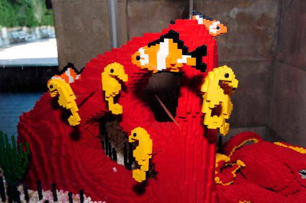 Un zoo con animales de Lego Un zoo con animales de Lego