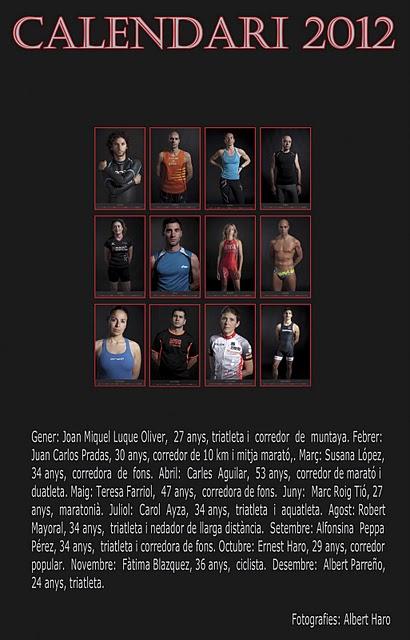 Proyecto fotográfico deportistas - Alberth Haro - Calendario 2012 y dípticos Proyecto fotográfico deportistas - Alberth Haro - Calendario 2012 y dípticos