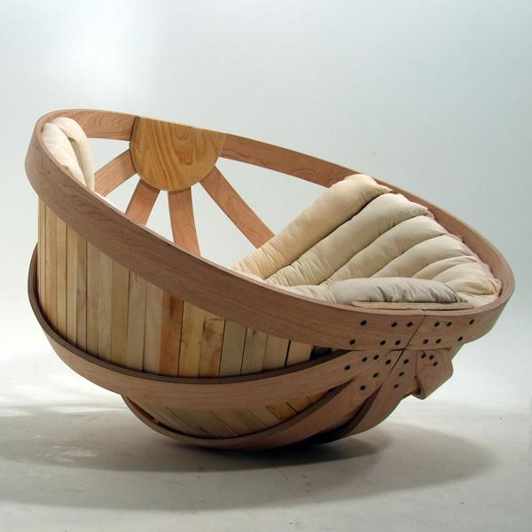 Cuna, hamaca y sofá de madera Paperblog