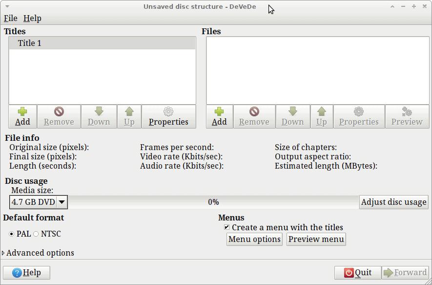 devede-edicion-video-linux-2 DeVeDe – Software de edición/creación de DVD para Linux