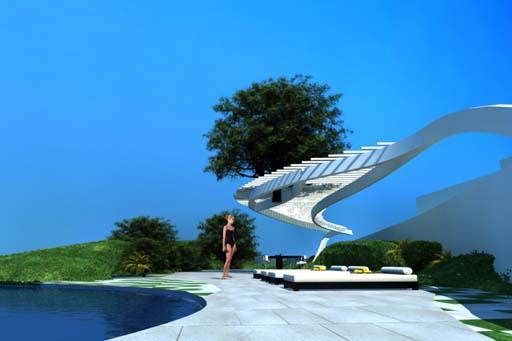 A-cero projects A-cero diseña una piscina y sus jardines en Santiago