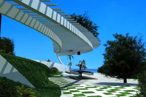 A-cero projects A-cero diseña una piscina y sus jardines en Santiago