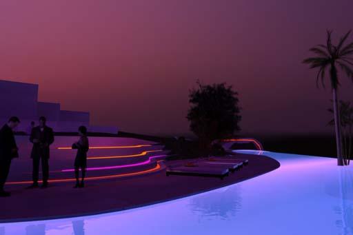 A-cero projects A-cero diseña una piscina y sus jardines en Santiago