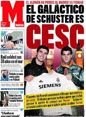 Portada Cesc en Marca Portada Cesc en Marca